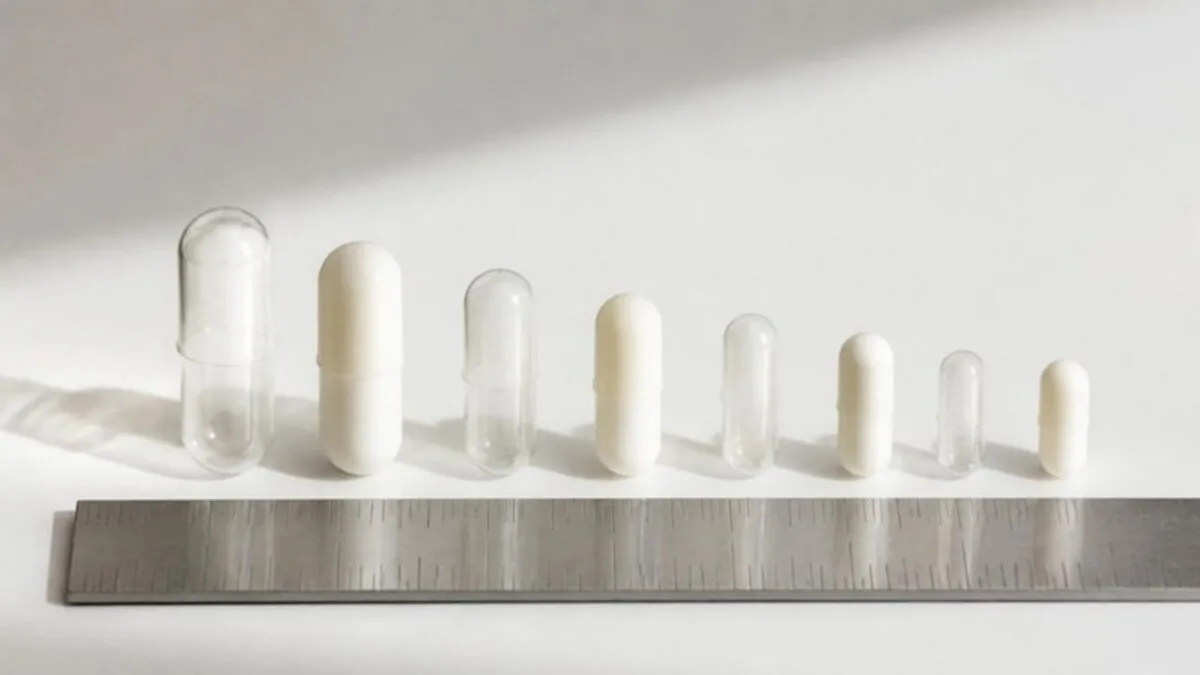 Capsule Size Chart 000–4 — Fill Weight, Volume & Size 00 vs 0 for Wholesale Buyers