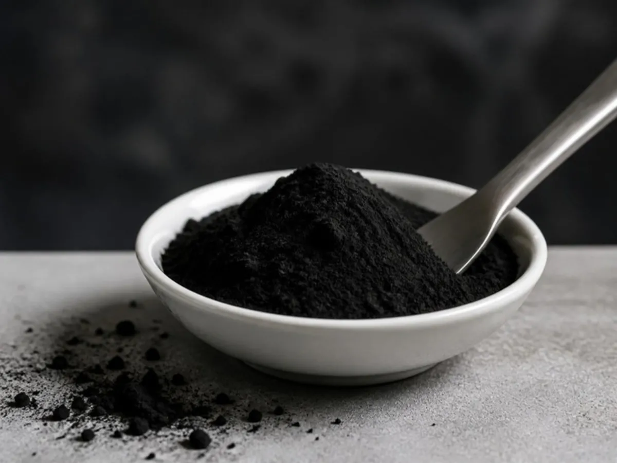 Coconut Shell Activated Carbon Powder — close-up texture