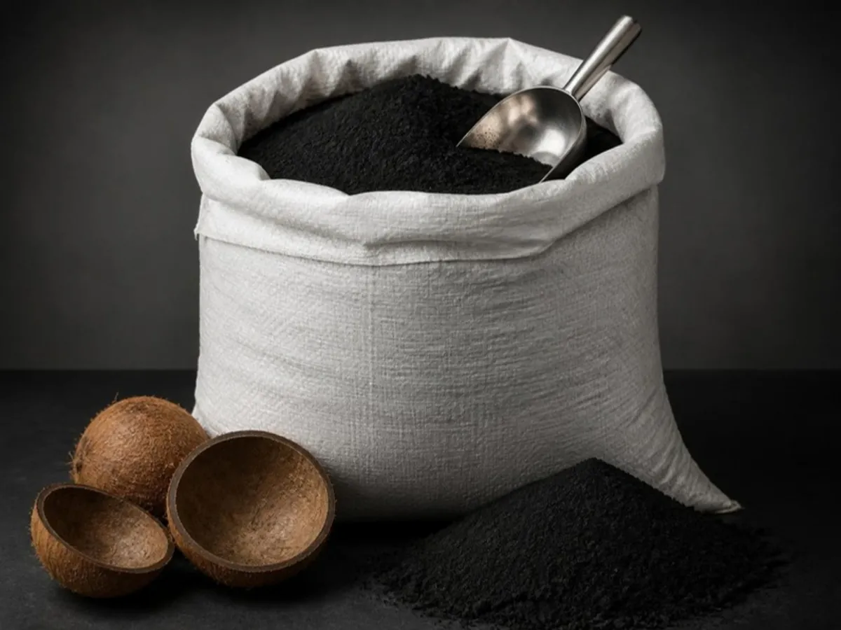 Coconut Shell Activated Carbon Powder — bulk packaging