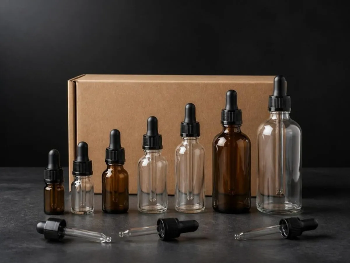 Glass Dropper Bottles