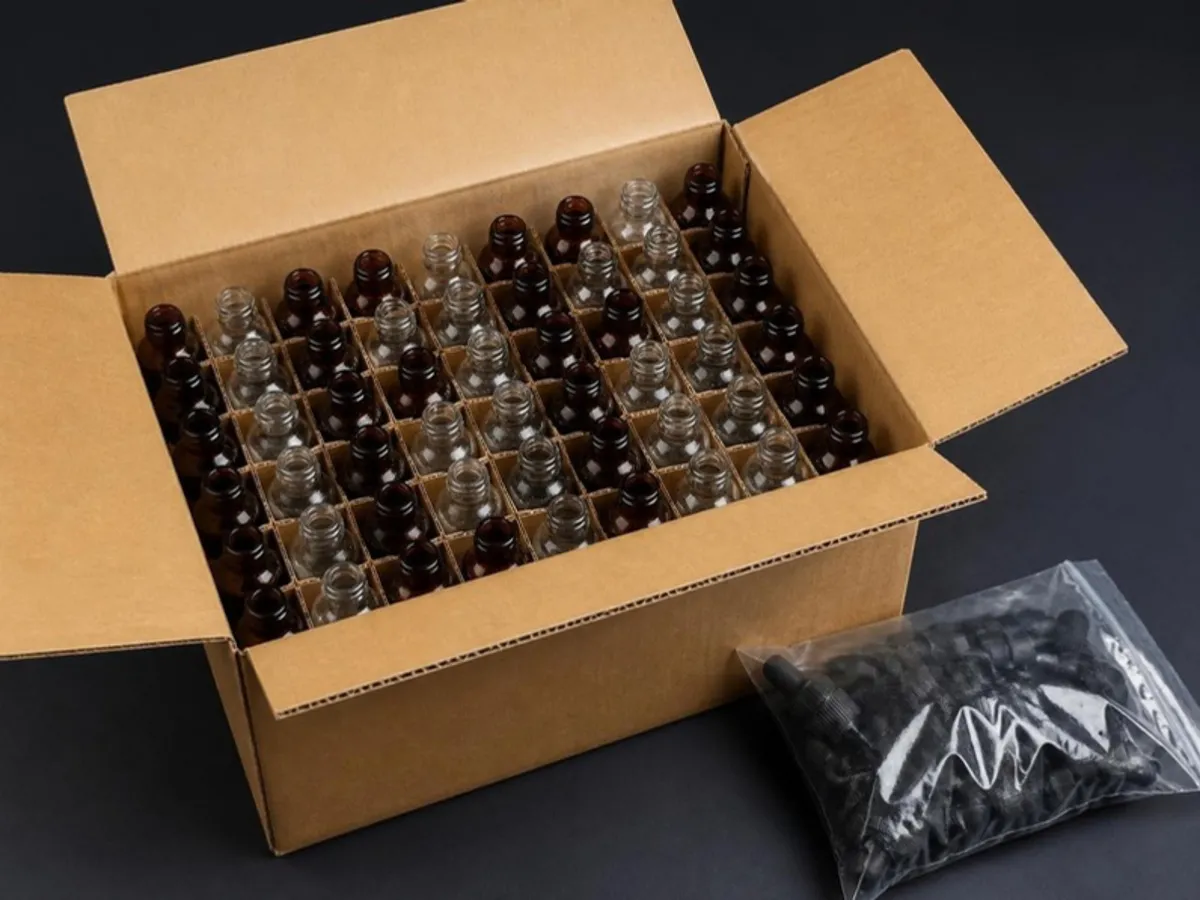 Glass Dropper Bottles — bulk packaging