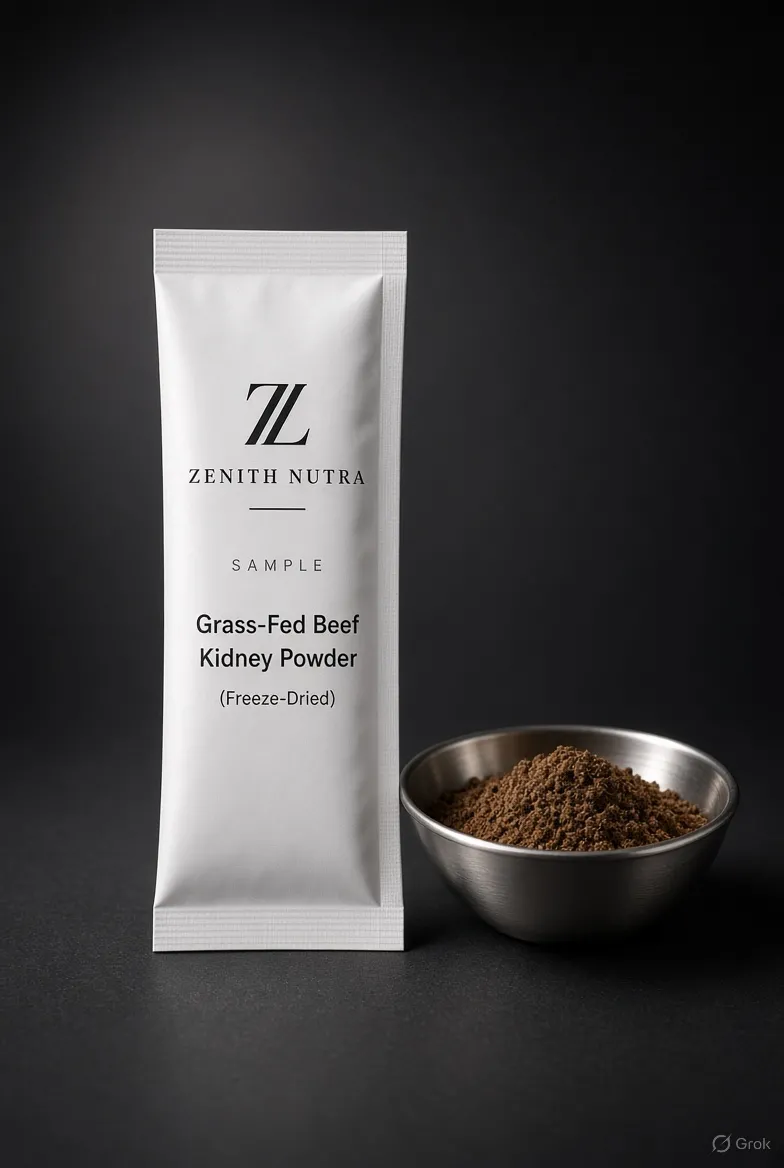 Grass-Fed Beef Kidney Powder (Freeze-Dried) sample sachet