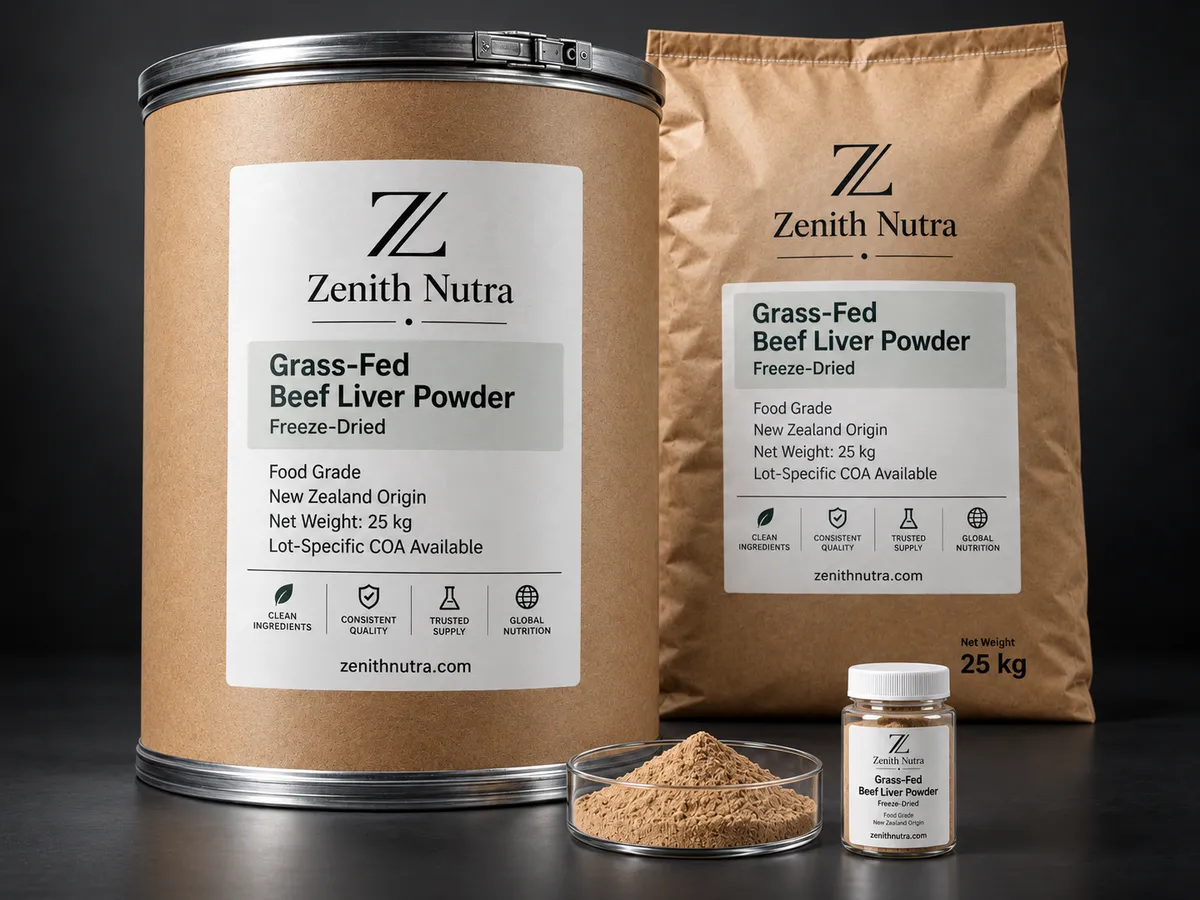 Grass-Fed Beef Liver Powder (Freeze-Dried) sample sachet