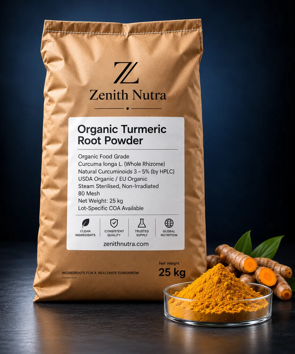 Organic Turmeric Root Powder sample sachet